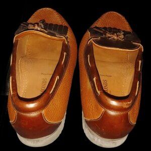 Allen Edmonds Nashua size 11 1/2 Brown casual classic dress shoes loafer 42253